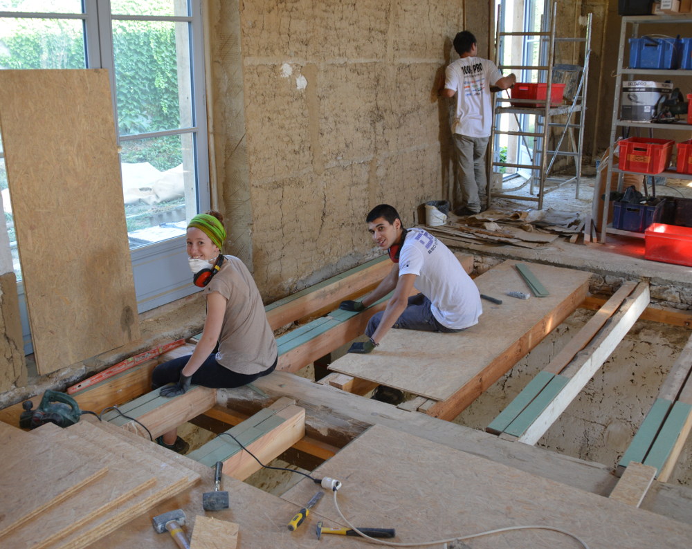 Chantier plancher